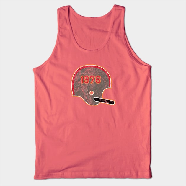 Tampa Bay Buccaneers Year Founded Vintage Helmet Tank Top by Rad Love